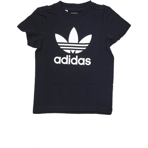Vêtements Garçon T-shirts matchcourts courtes adidas Originals CD6259 Noir
