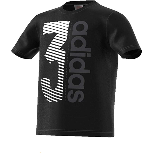 Vêtements Garçon T-shirts manches courtes adidas Originals CV6151 Noir