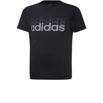 Vêtements Garçon T-shirts matchcourts courtes adidas Originals DI0360 Noir
