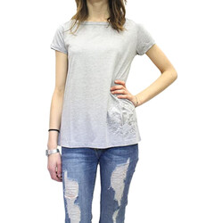 Vêtements Femme T-shirts manches courtes Converse 6SD578A Gris