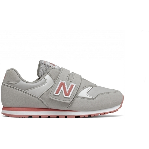 Chaussures Fille Baskets mode New Balance YV393 Gris