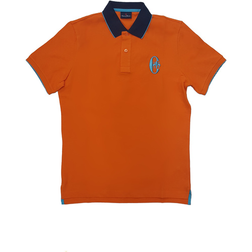 Vêtements Homme Polos manches courtes Conte Of Florence CLEEK LITTLE Orange