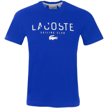 Vêtements Homme Nike logo-embroidered cotton T-shirt Lacoste TH5022 Bleu