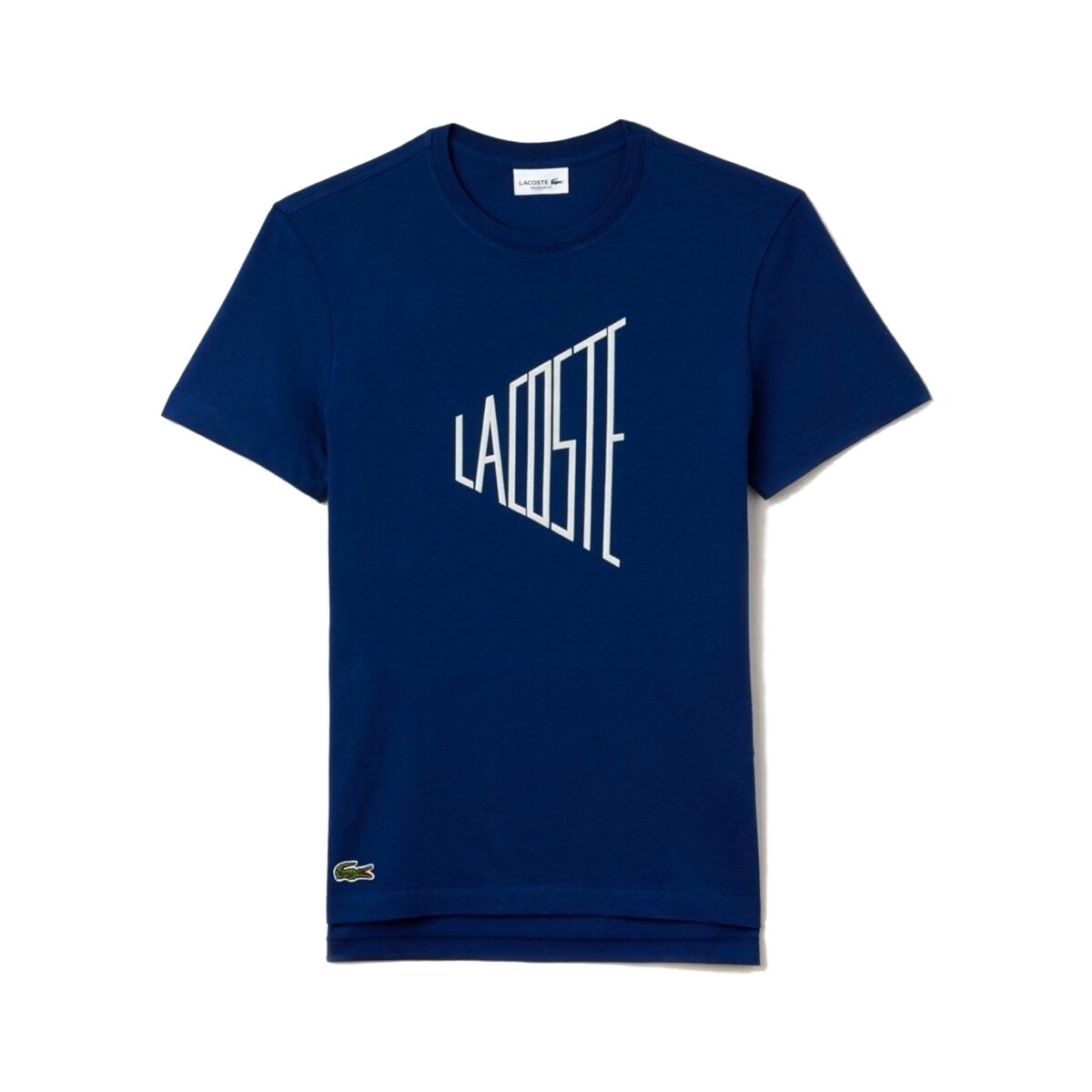 Vêtements Homme T-shirts manches courtes Lacoste TH3209 Bleu