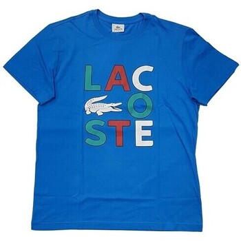 Vêtements Homme T-shirts manches courtes Lacoste TH3575 Bleu