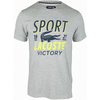 Vêtements Homme Nike logo-embroidered cotton T-shirt Lacoste TH5763 Gris