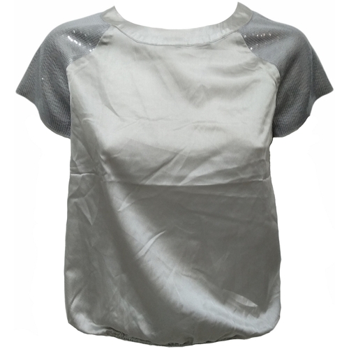 Vêtements Femme T-shirts manches courtes Deha D33340 Argenté