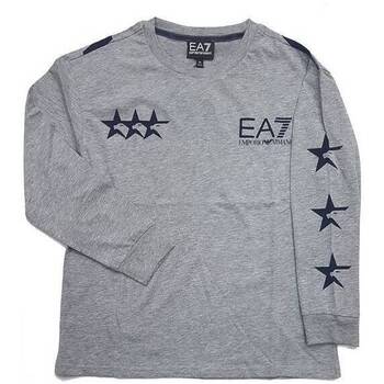 Vêtements Garçon T-shirts manches longues Emporio Armani EA7 6HBT55-BJ7CZ Gris