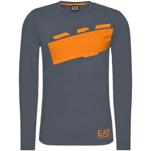 Vêtements Homme T-shirts manches longues Essential T-Shirt Grau 6HPT32-PJ3NZ Gris