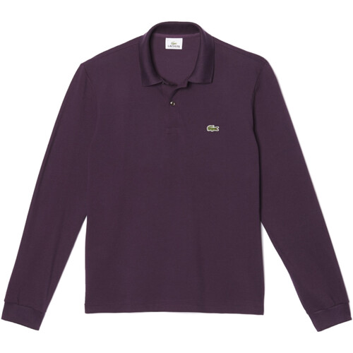 Vêtements Homme T-shirts manches longues Lacoste L1312 Violet