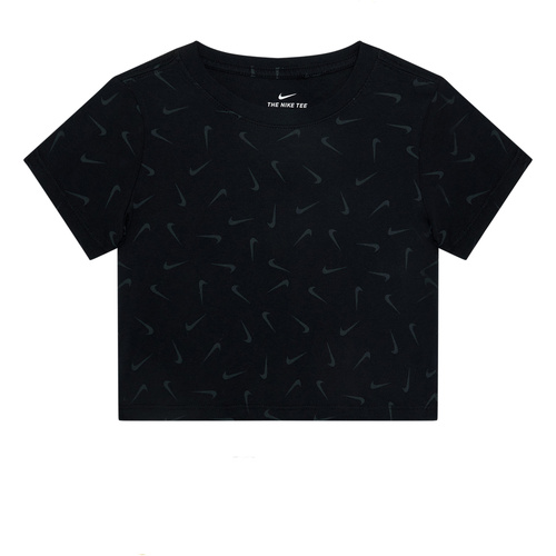 Vêtements Fille T-shirts manches courtes Nike CZ1126 Noir