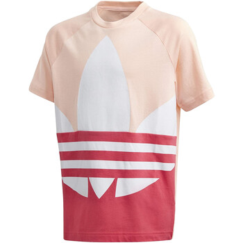 Vêtements Fille T-shirts manches courtes adidas Originals GD2685 Rose