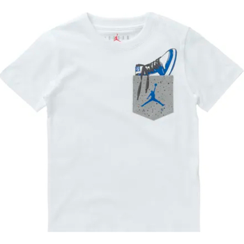 Vêtements Garçon T-shirts manches courtes Nike green 85A067 Blanc