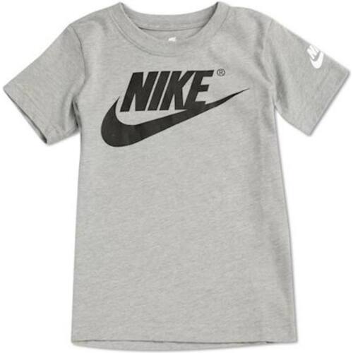 Vêtements Garçon T-shirts manches courtes Nike 86E765 Gris