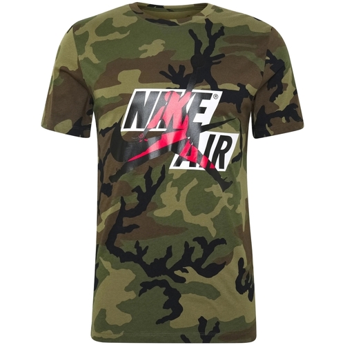 Vêtements Homme T-shirts manches courtes Nike CU2072 Kaki