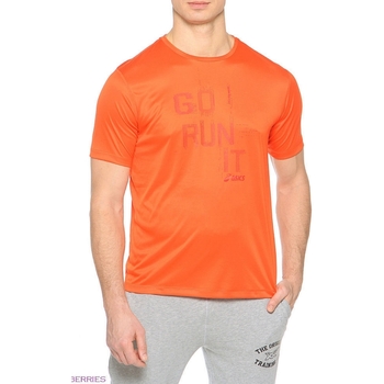 Vêtements Homme T-shirts Basic manches courtes Asics 125141 Orange
