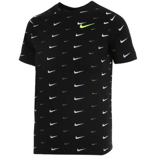 Vêtements Garçon T-shirts manches courtes Nike DC7530 Noir