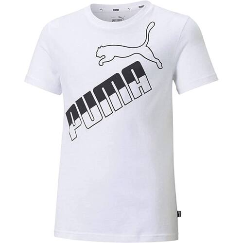 Vêtements Garçon T-shirts manches courtes Puma 585998 Blanc