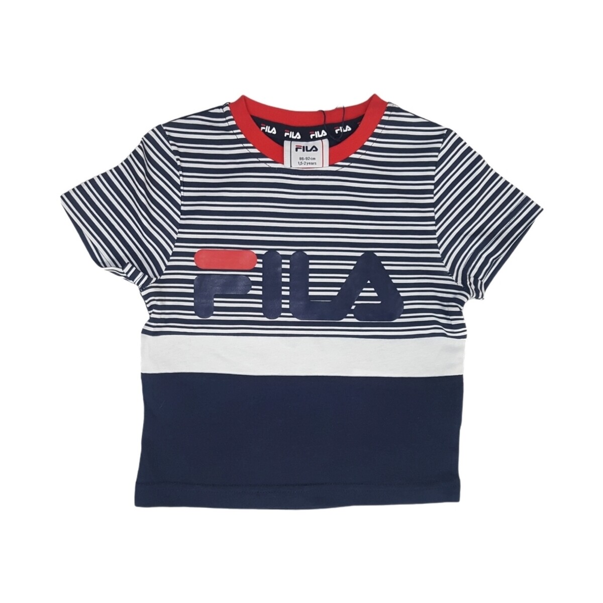 Vêtements Enfant T-shirts manches courtes Fila 688657 Bleu