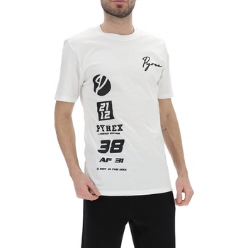 Vêtements Homme T-shirts manches courtes Pyrex 42172 Blanc
