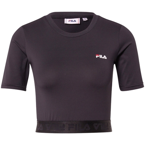 Vêtements Femme T-shirts manches courtes Fila Fitness 688520 Noir