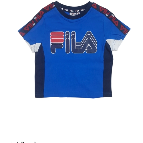 Vêtements Garçon T-shirts manches courtes MEN Fila 688620 Bleu