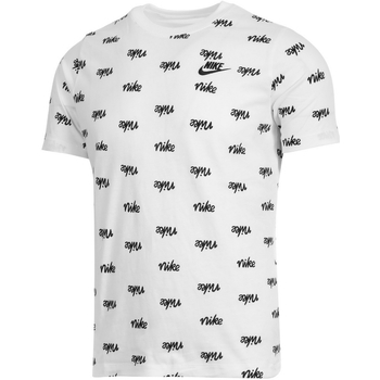 Vêtements Garçon T-shirts manches courtes Nike DC7508 Blanc