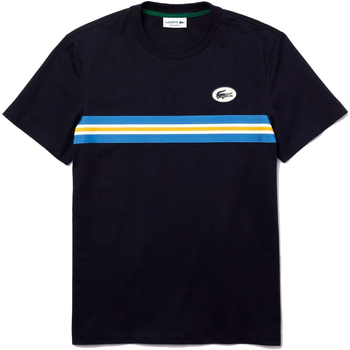 Vêtements Homme T-shirts manches courtes Lacoste TH0170 Bleu