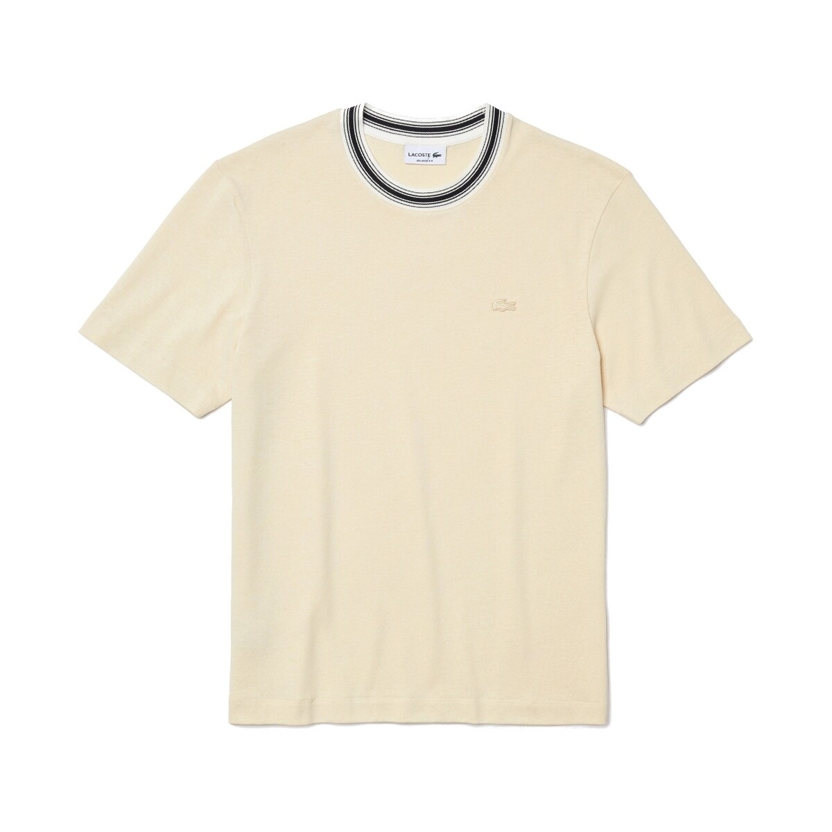 Vêtements Homme T-shirts manches courtes Lacoste TH0457 Jaune