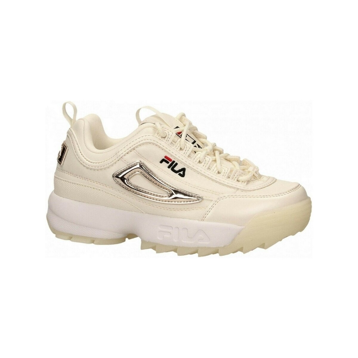 Chaussures Fille Baskets mode Fila 1011008 Blanc