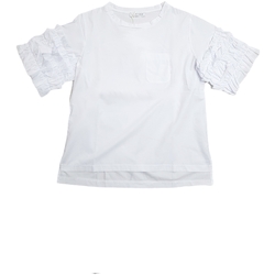 Vêtements Femme T-shirts manches courtes Café Noir JT608 Blanc