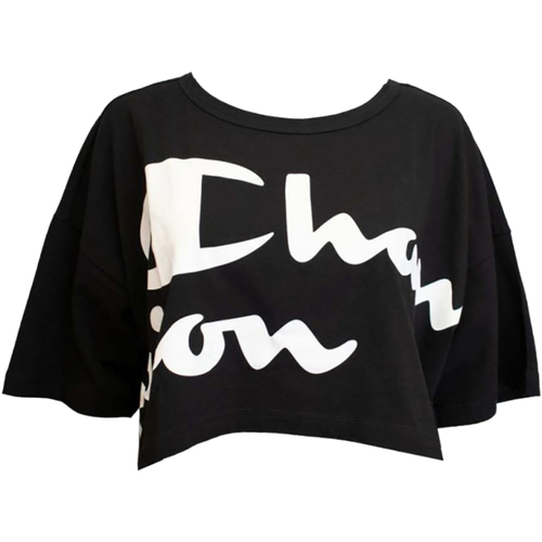 Vêtements Femme T-shirts manches courtes Champion 112625 Noir