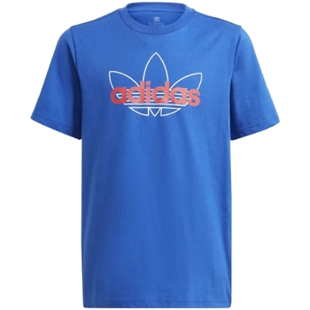 Vêtements Garçon T-shirts manches courtes adidas Originals GN2299 Bleu