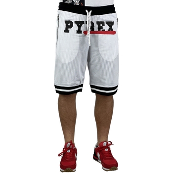 Vêtements Homme Lederjacke Shorts / Bermudas Pyrex 42295 Blanc