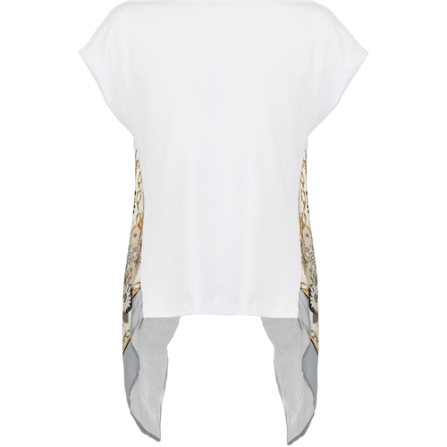Vêtements Femme T-shirts manches courtes Café Noir JT6090 Blanc