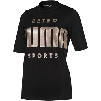 Vêtements Femme T-shirts manches courtes Puma 576516 Noir