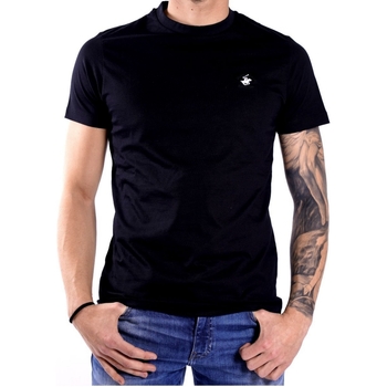 Vêtements Homme T-shirts manches courtes Beverly Hills Polo Club BHPC8015 Noir