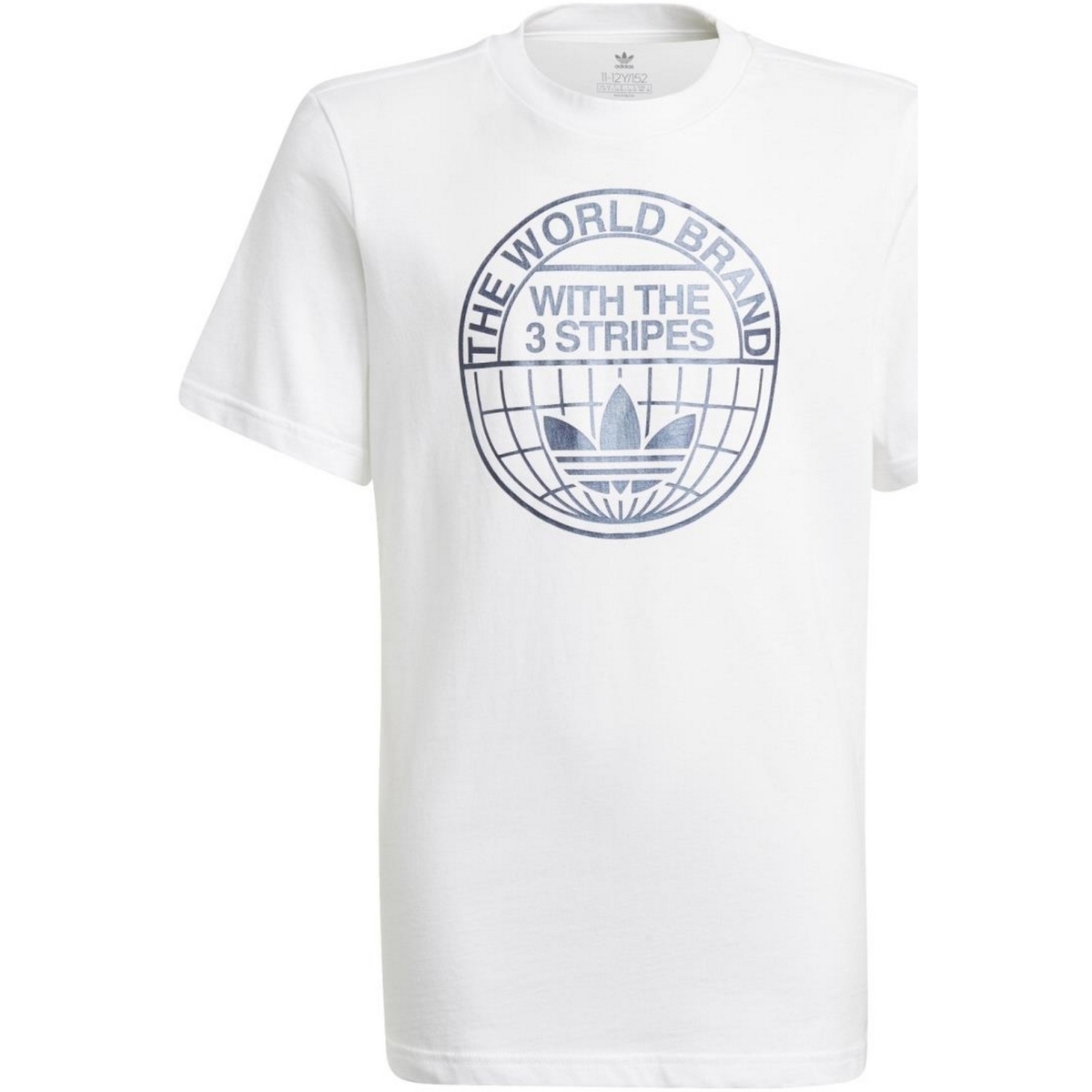 Vêtements Garçon T-shirts manches courtes adidas Originals GN4126 Blanc