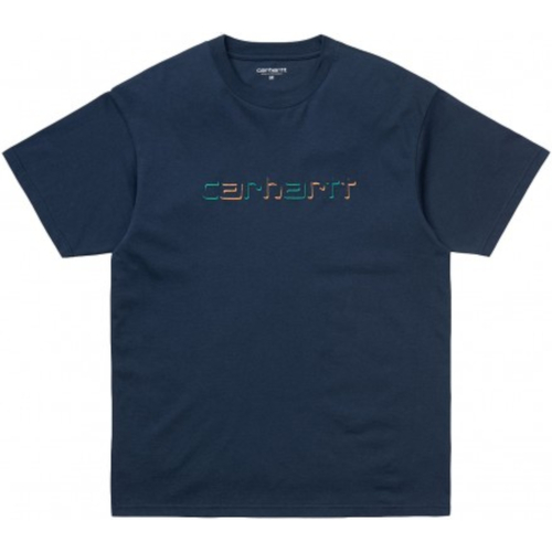 Vêtements Homme Huf Storm Mens T-shirt Carhartt I029012 Bleu