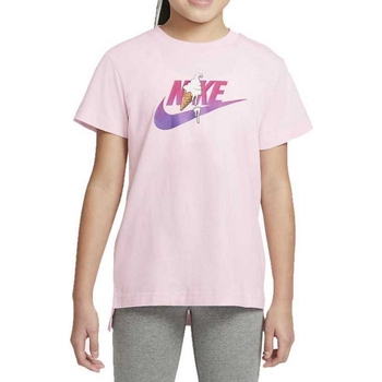 Vêtements Fille T-shirts manches courtes Nike DH5912 Rose