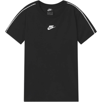Vêtements Garçon T-shirts manches courtes Nike DD4012 Noir