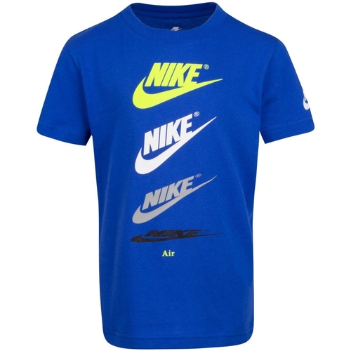 Vêtements Garçon T-shirts manches courtes city Nike 86H797 Bleu