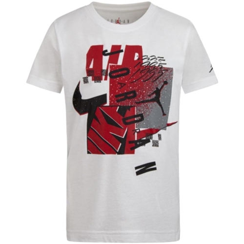 Vêtements Garçon T-shirts manches courtes Nike 85A566 Blanc