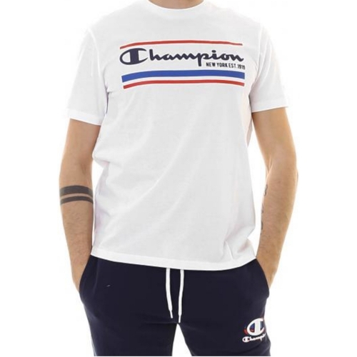 Vêtements Homme T-shirts manches courtes Champion 214306 Blanc