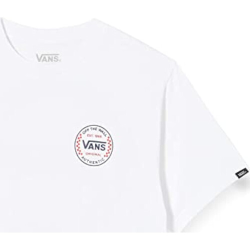 Vêtements Garçon T-shirts manches courtes Vans VN0A543Z Blanc