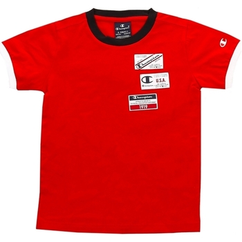 Vêtements Garçon T-shirts manches courtes Champion 305633 Rouge
