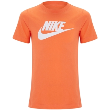 Vêtements Garçon T-shirts manches courtes Nike AR5252 Orange