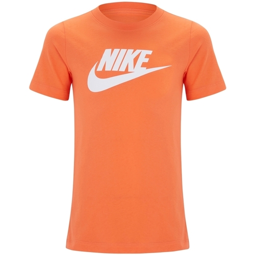 Vêtements Garçon T-shirts manches courtes Nike AR5252 Orange