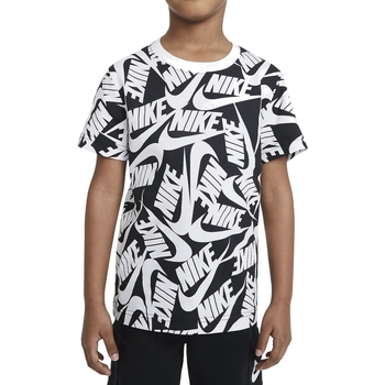 Vêtements Garçon T-shirts manches courtes city Nike 86H884 Noir