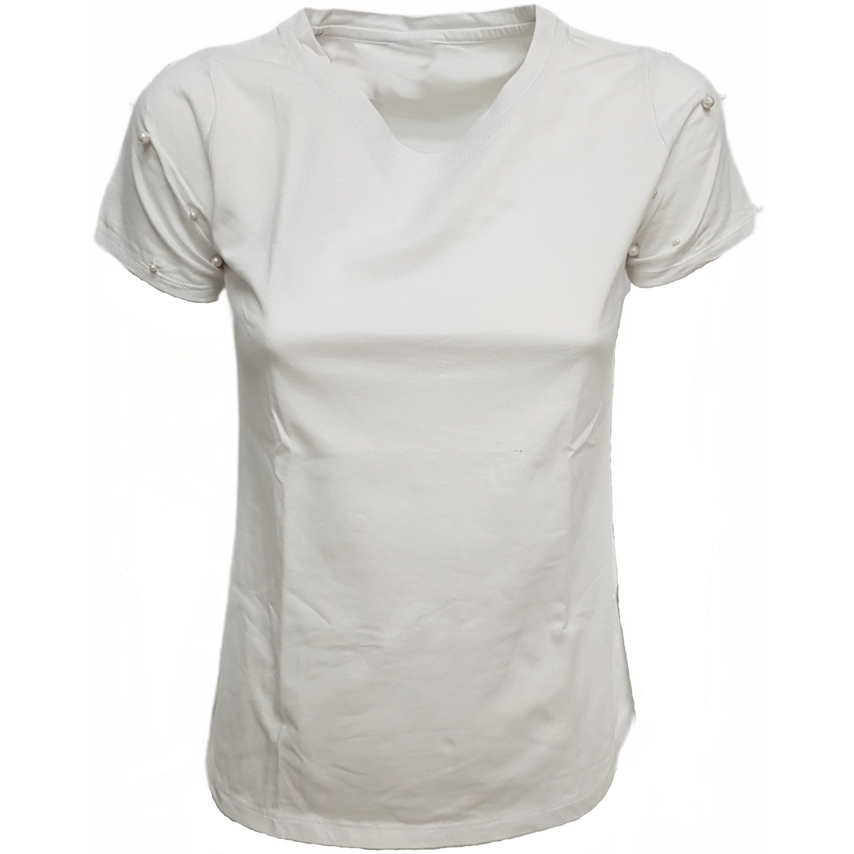 Vêtements Femme T-shirts manches courtes Dimensione Danza PERLA Blanc